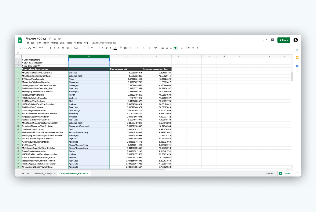 Mobile strategy - analytics user engagement