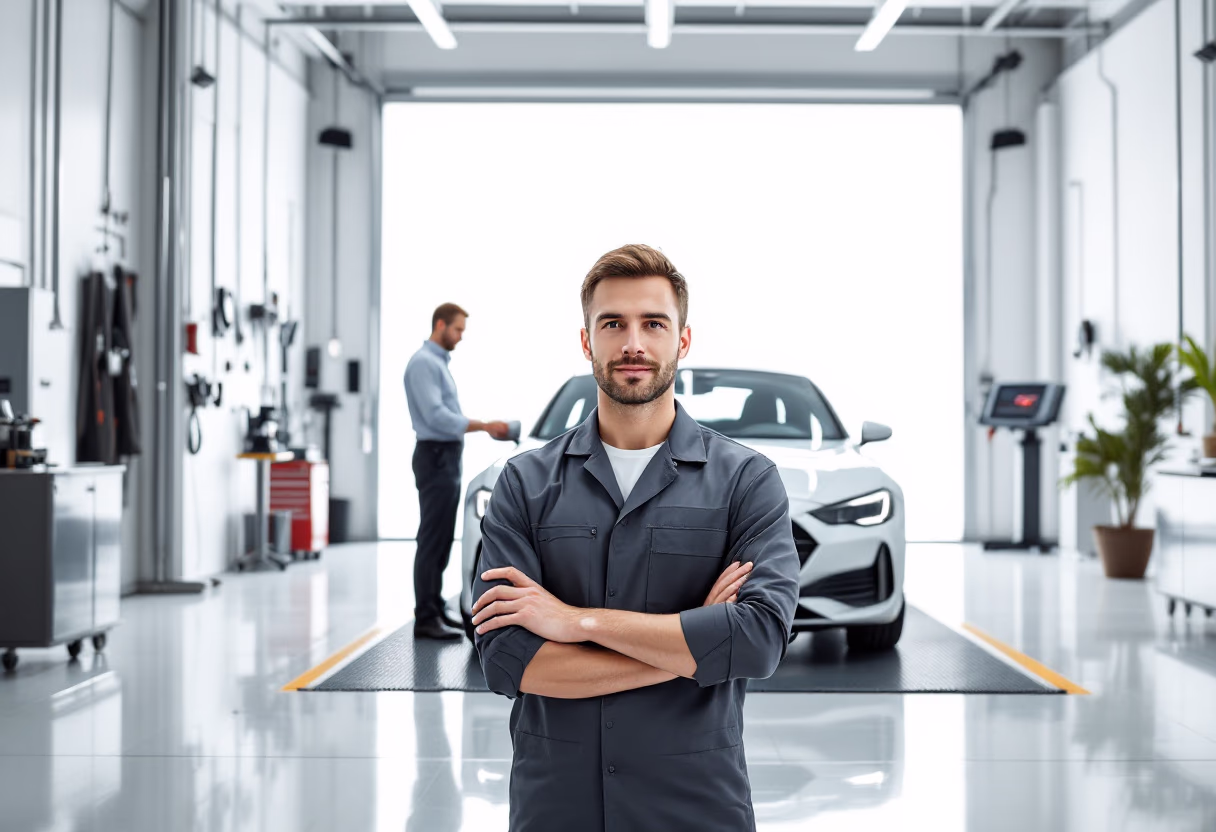 image of service center (for an auto dealership)