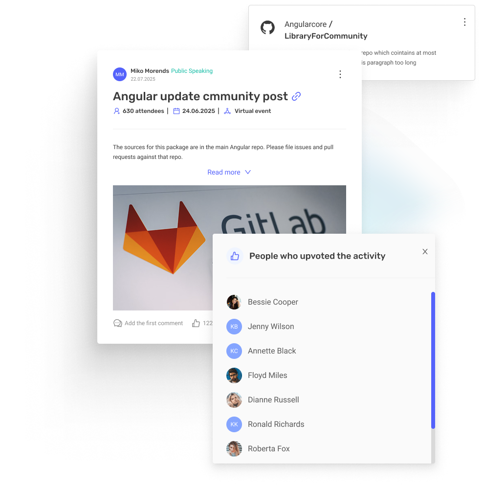 Advocu Community Management flow