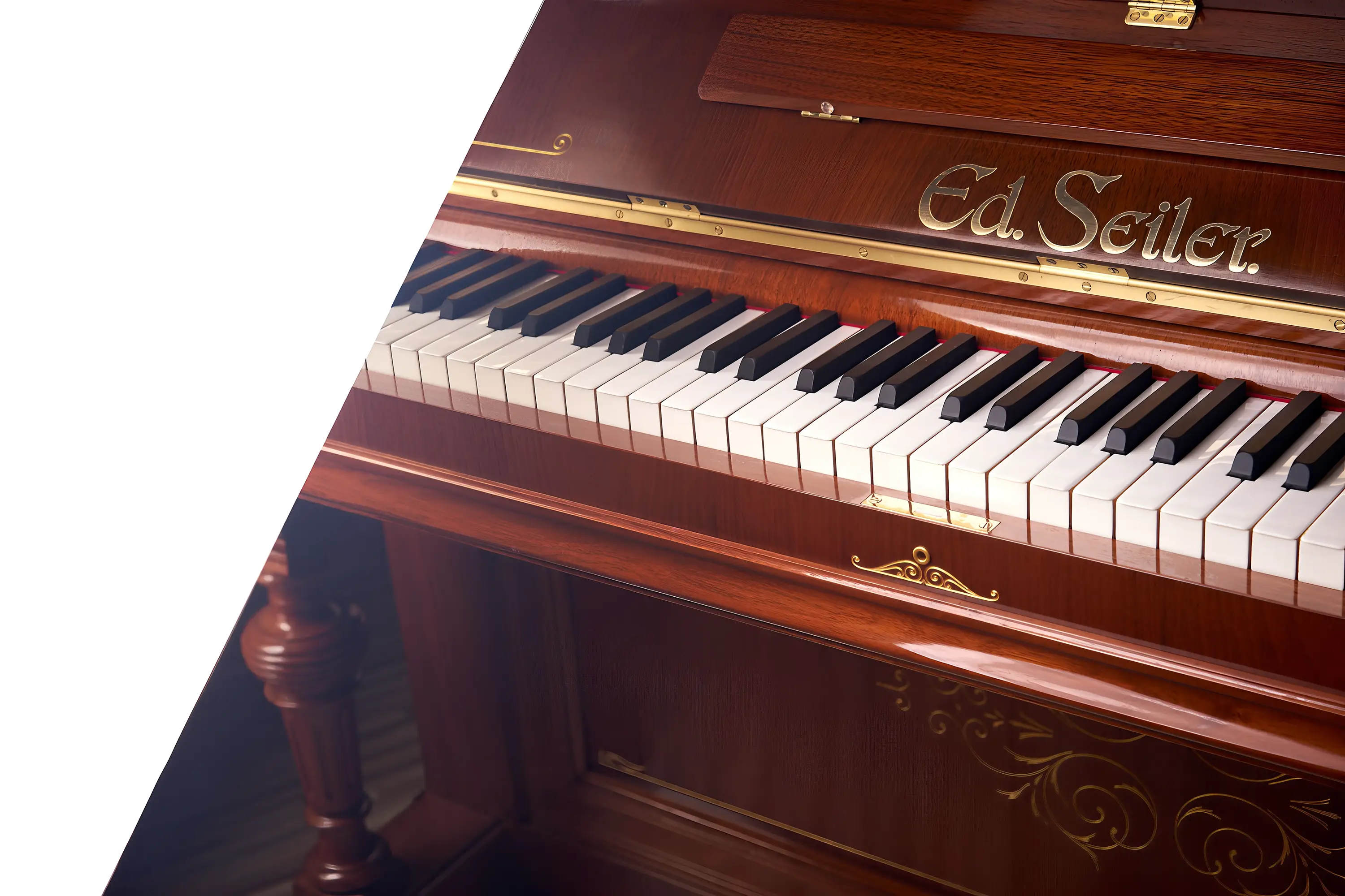 Elfenbein Tastatur - Ed. Seiler – Gebrauchtes Klavier kaufen in Berlin (Steglitz)