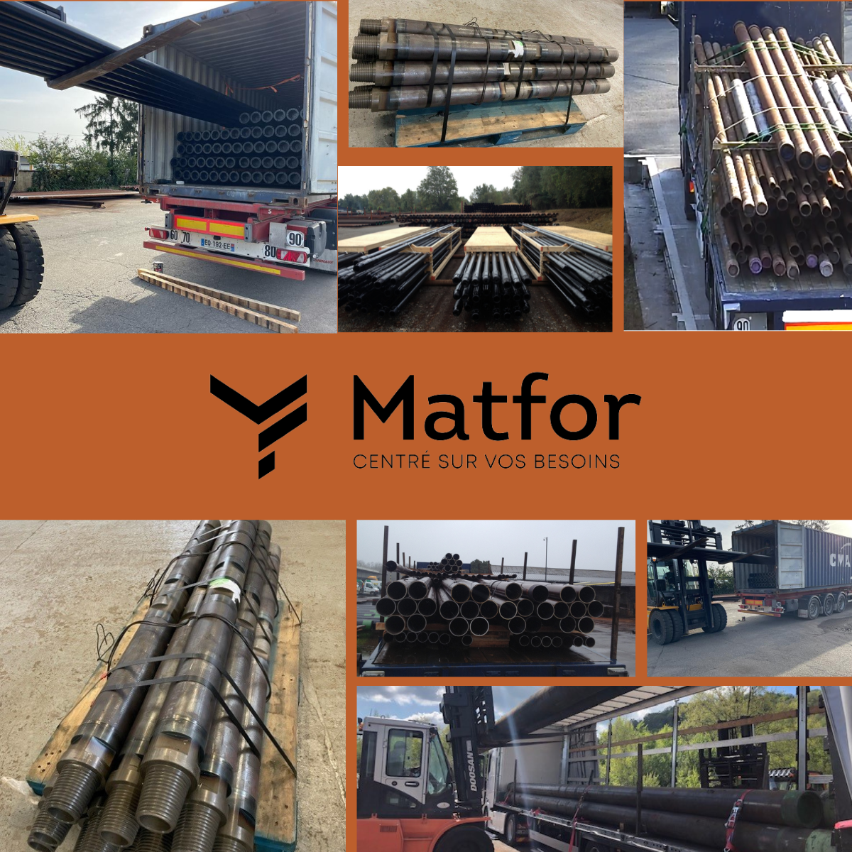 🚛 Chez MATFOR, chaque chantier a ses contraintes… et chaque expédition sa solution.