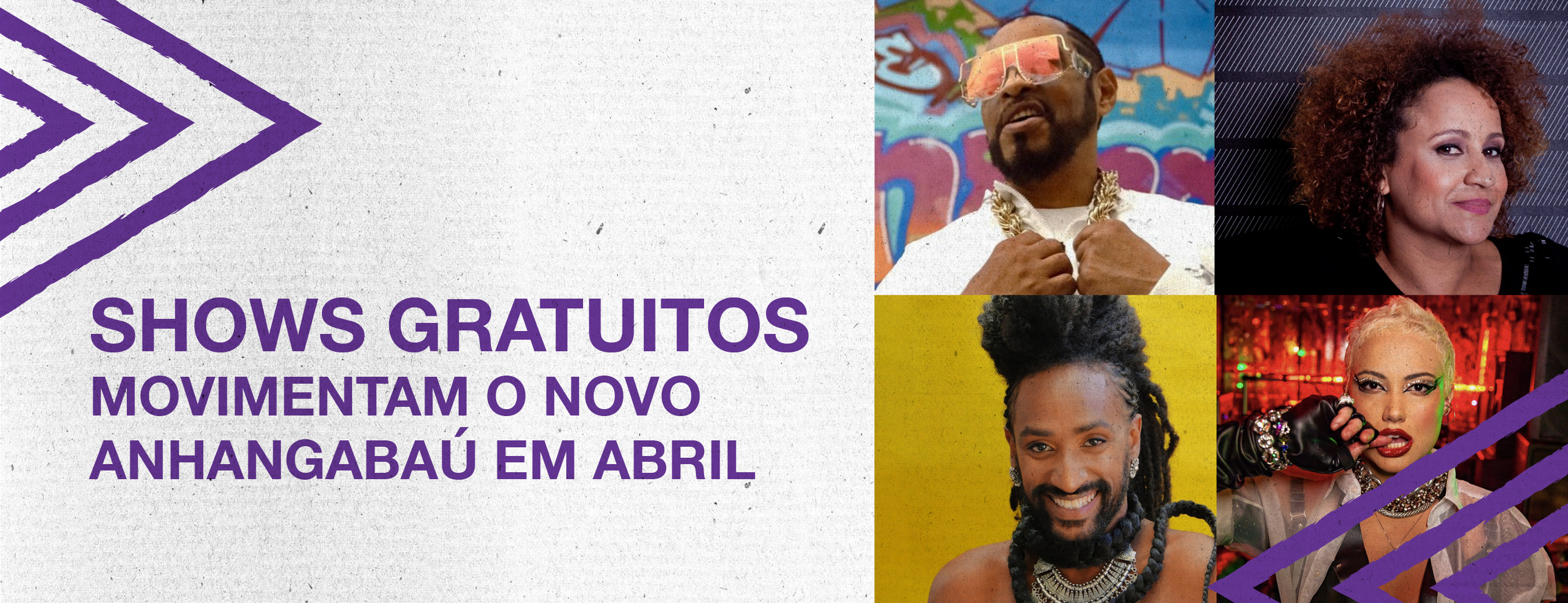 Shows gratuitos movimentam o Novo Anhangabaú em Abril
