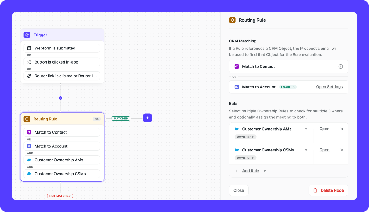 schedule a meeting for an account kickoff