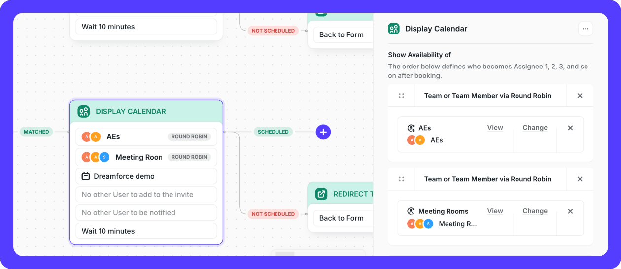 use Chili Piper to book meetings for events