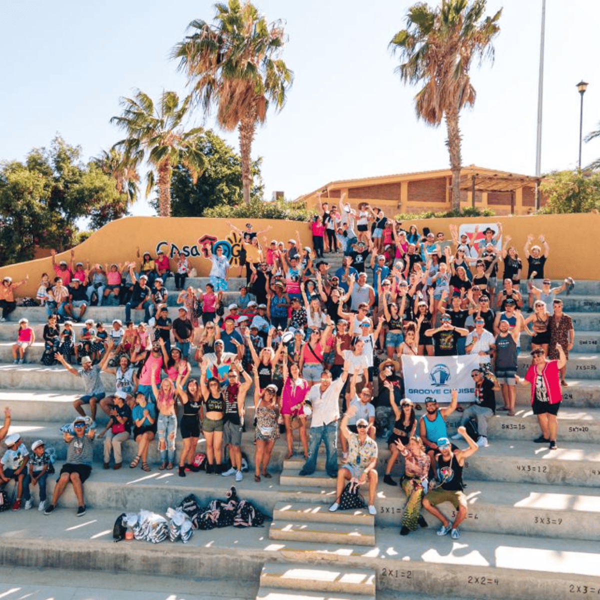 Whet Foundation Destination Donation volunteers during Groove Cruise