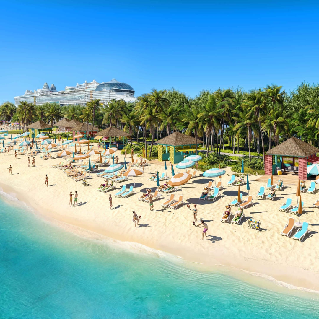 Royal Beach Club white-sand beach