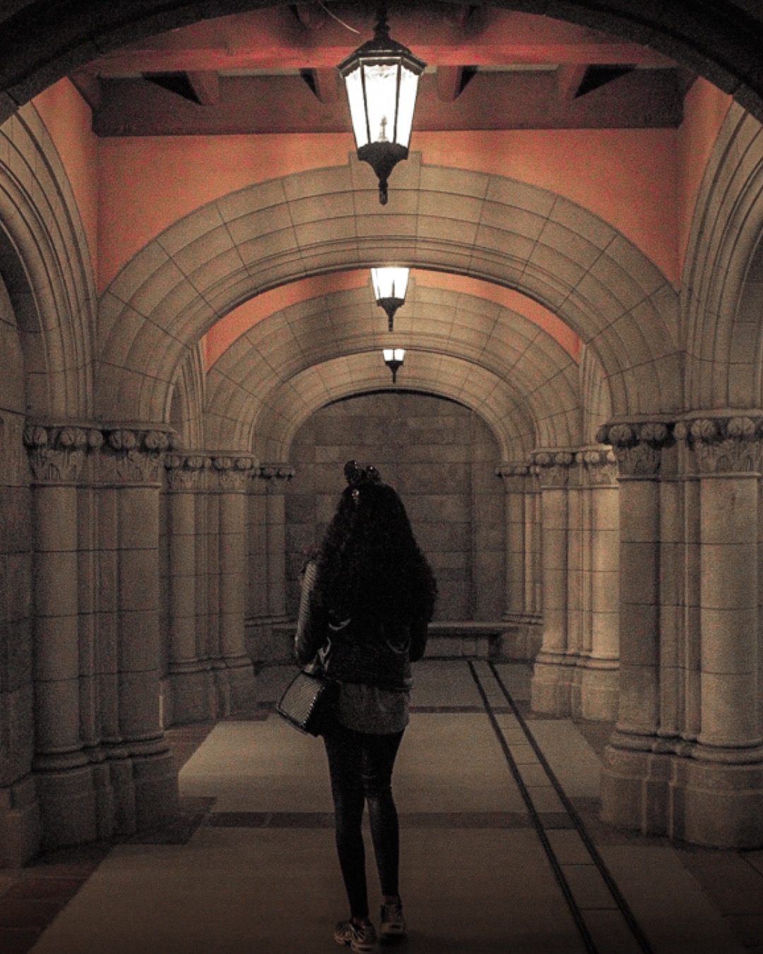 Girl at Disneyland Tokyo minnie mouse ears