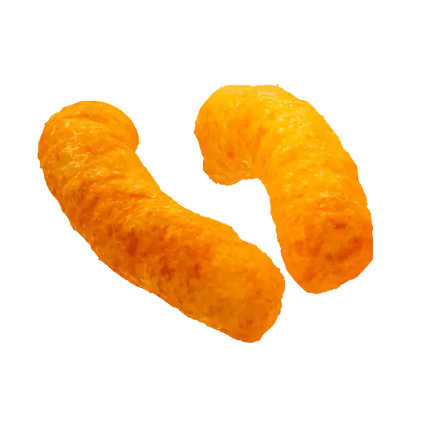 Two Jalapeno Cheese puffs by Uncle Rays