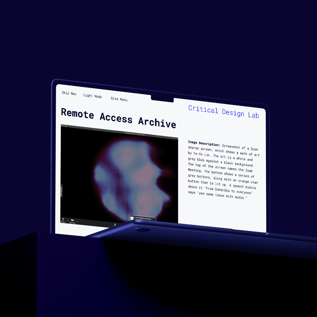 Remote access archive web page in light mode