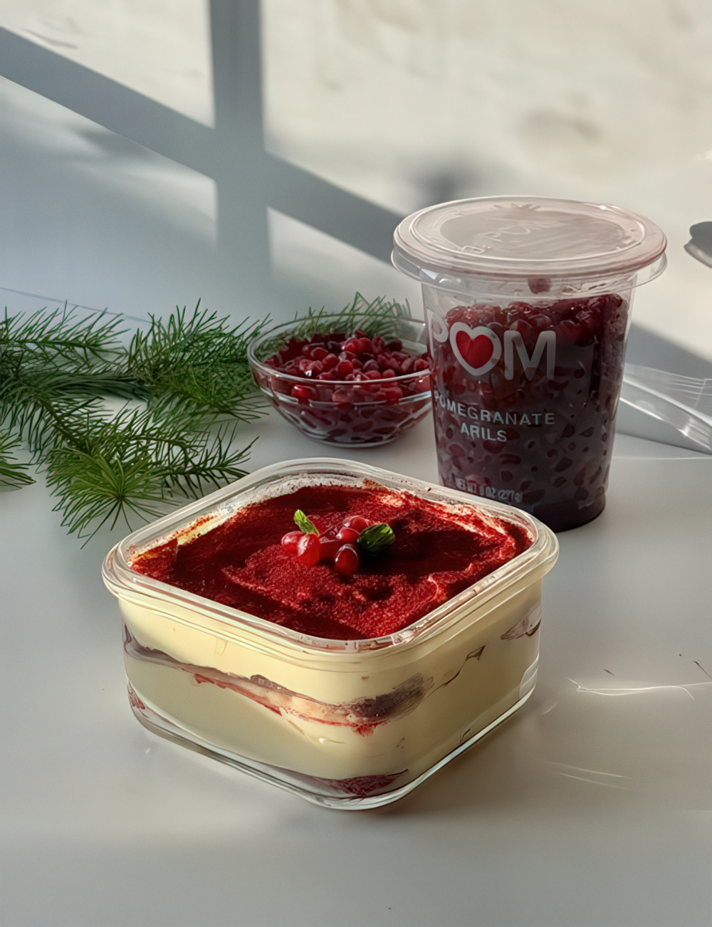 Pomegranate Tiramisu