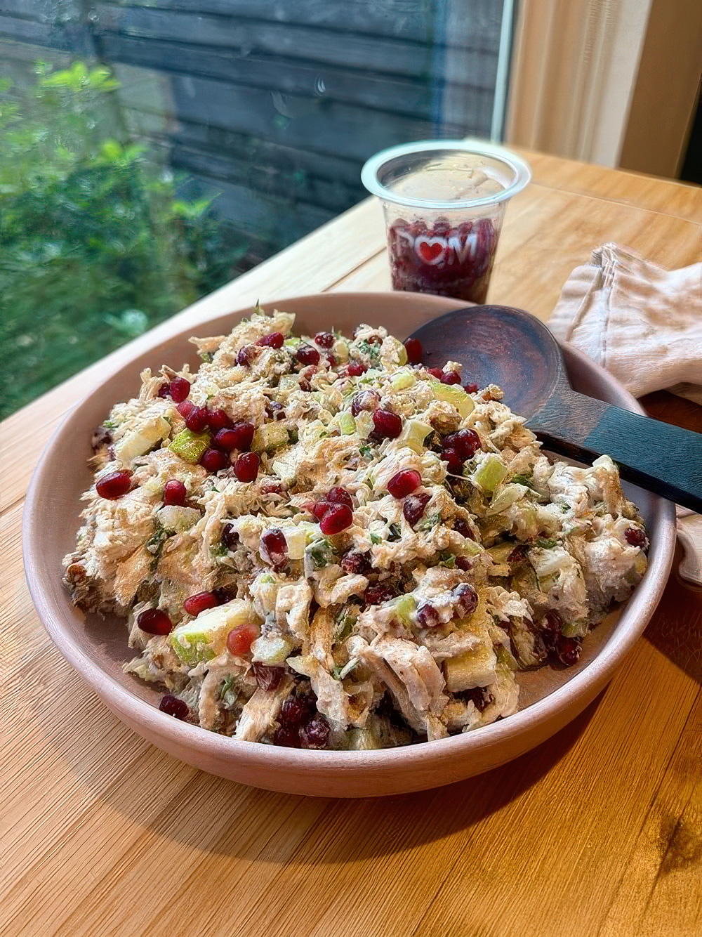 Pomegranate Waldorf Chicken Salad