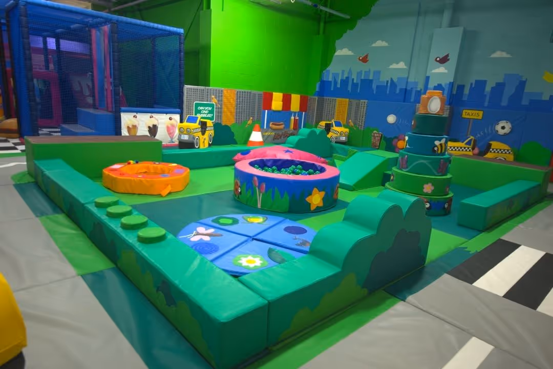 New York themed Baby Play area in Bubbles, Wirral