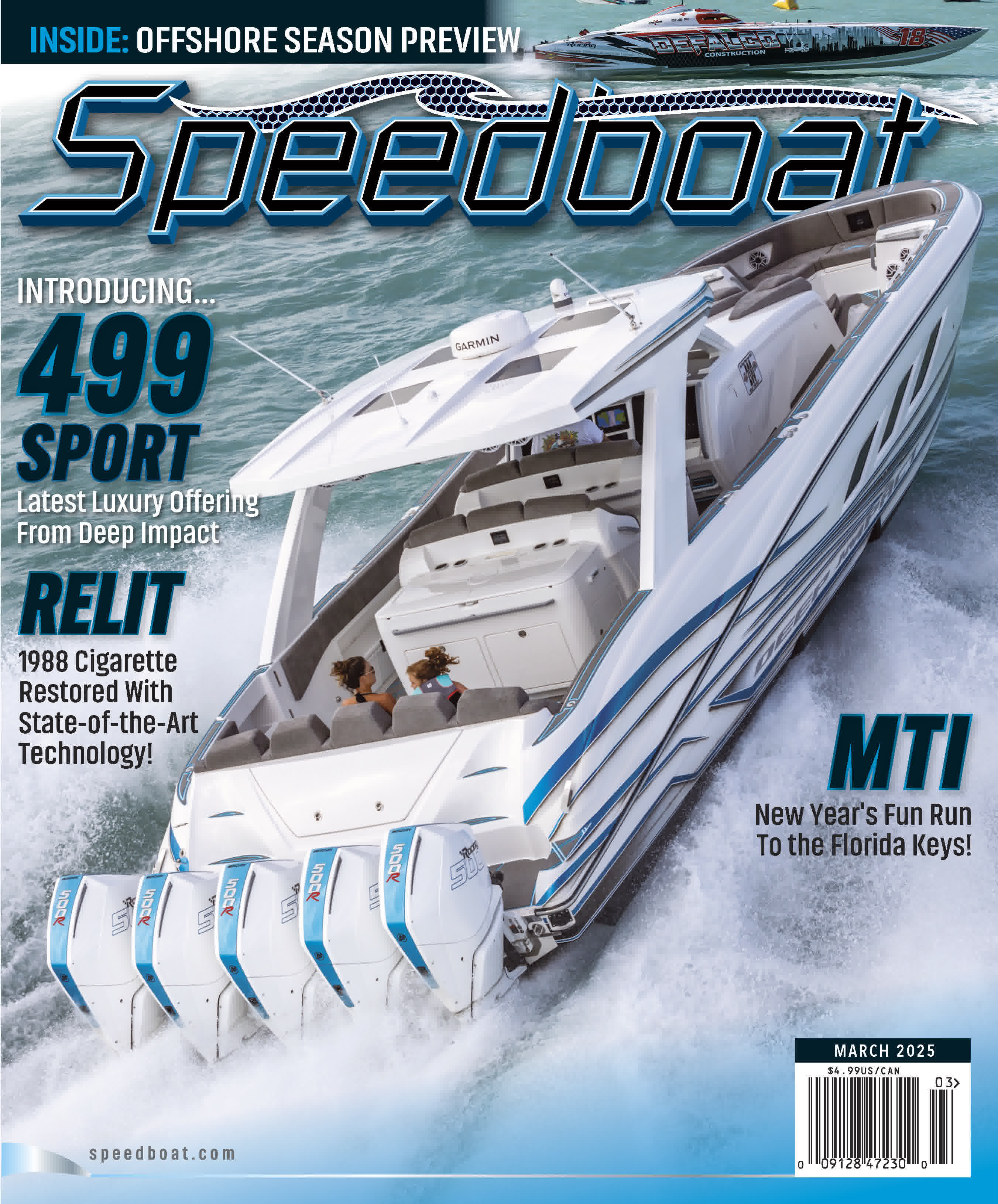 Speedboat Magazine March 2025 Issue cover