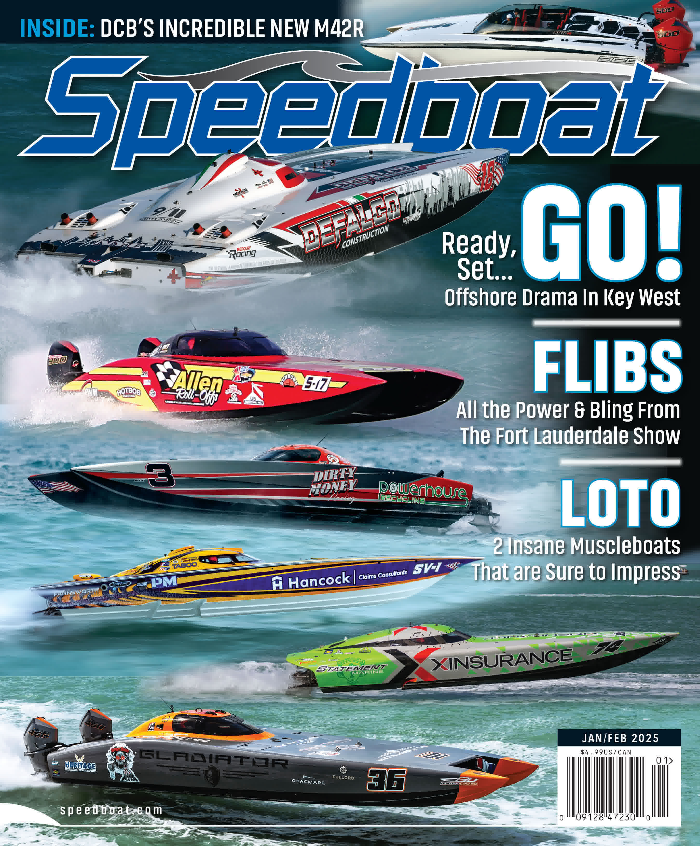 Speedboat Magazine January/February 2025 Issue cover