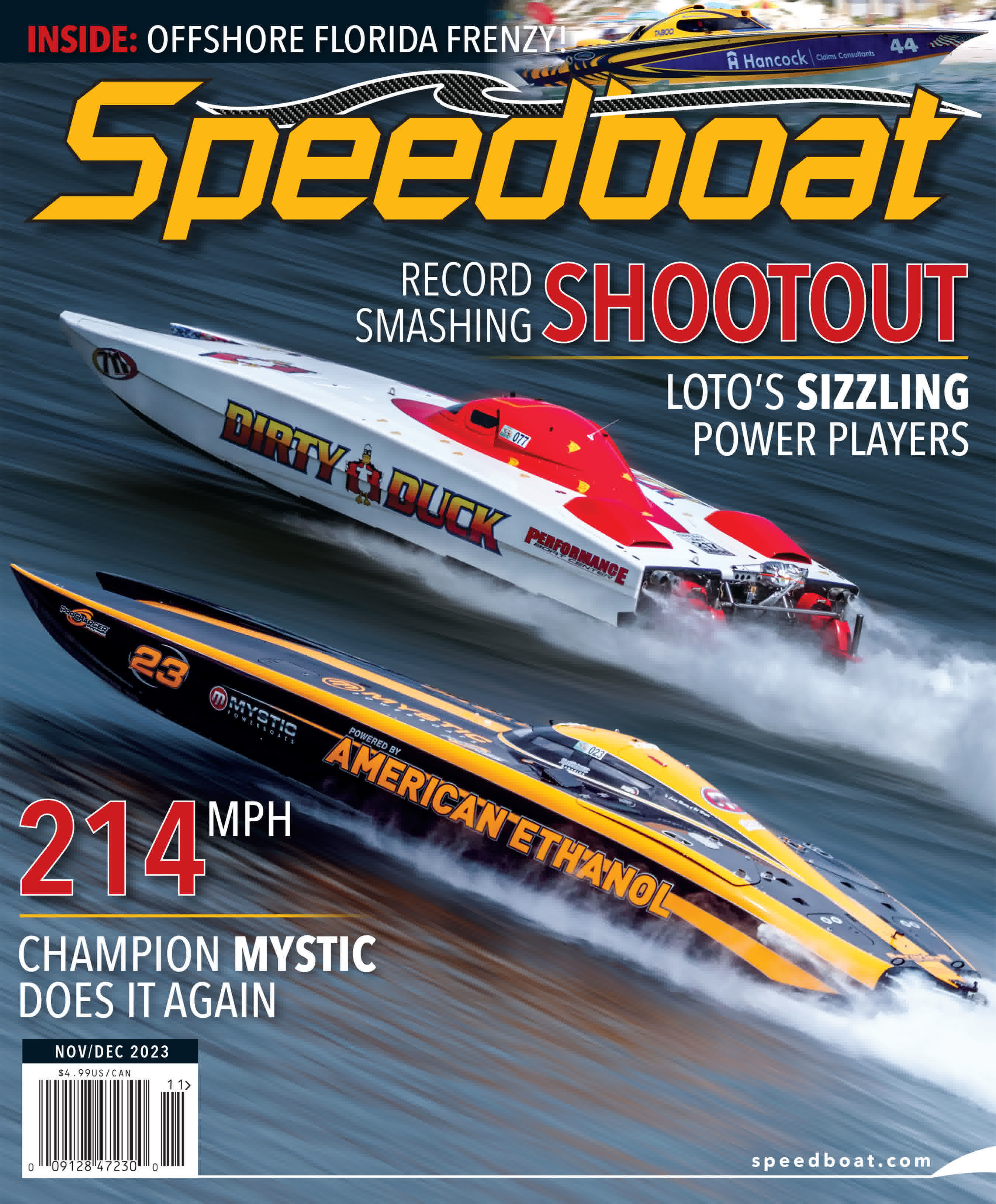 Speedboat Magazine November/December 2023 Issue cover