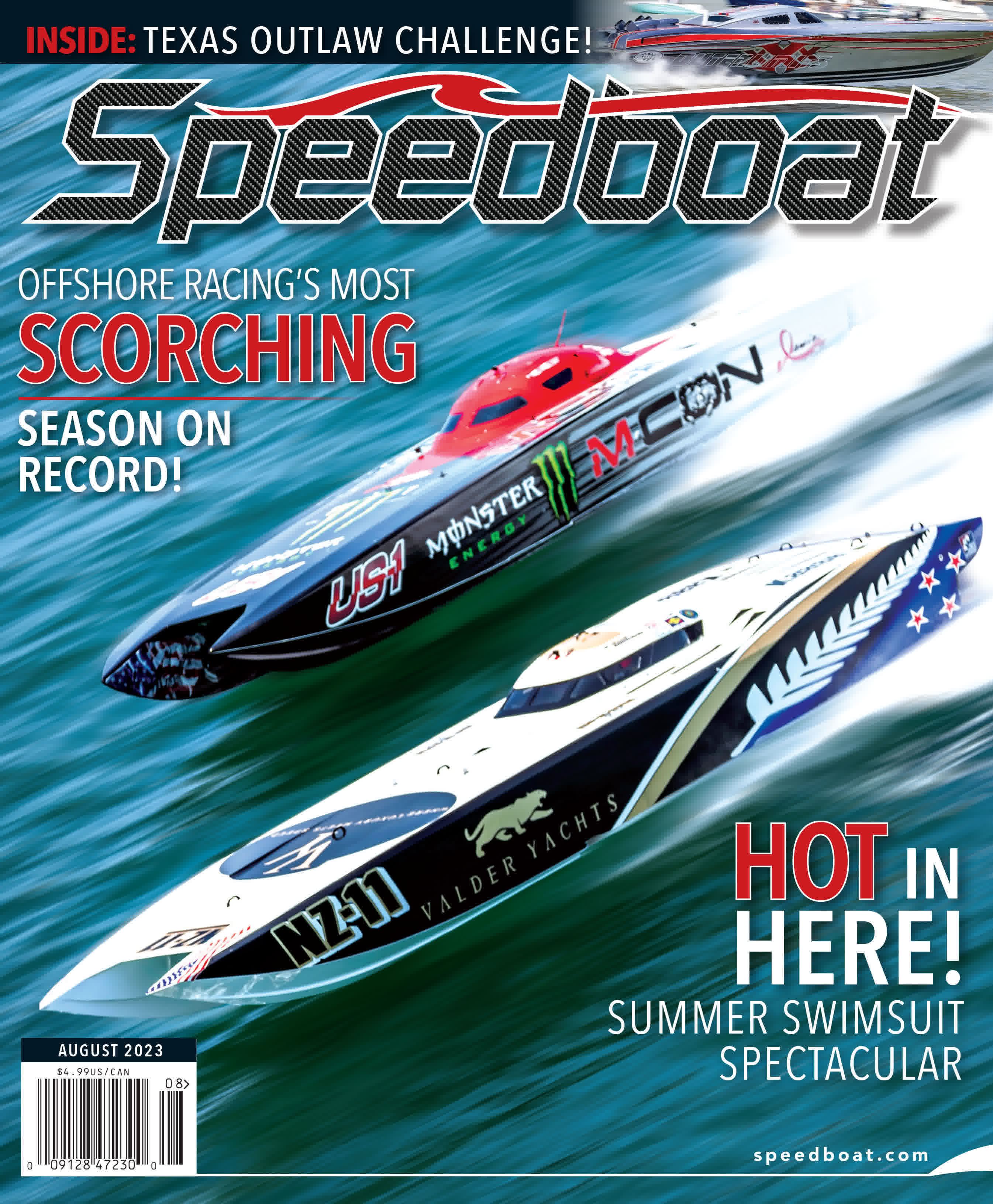 Speedboat Magazine August 2023 Issue cover