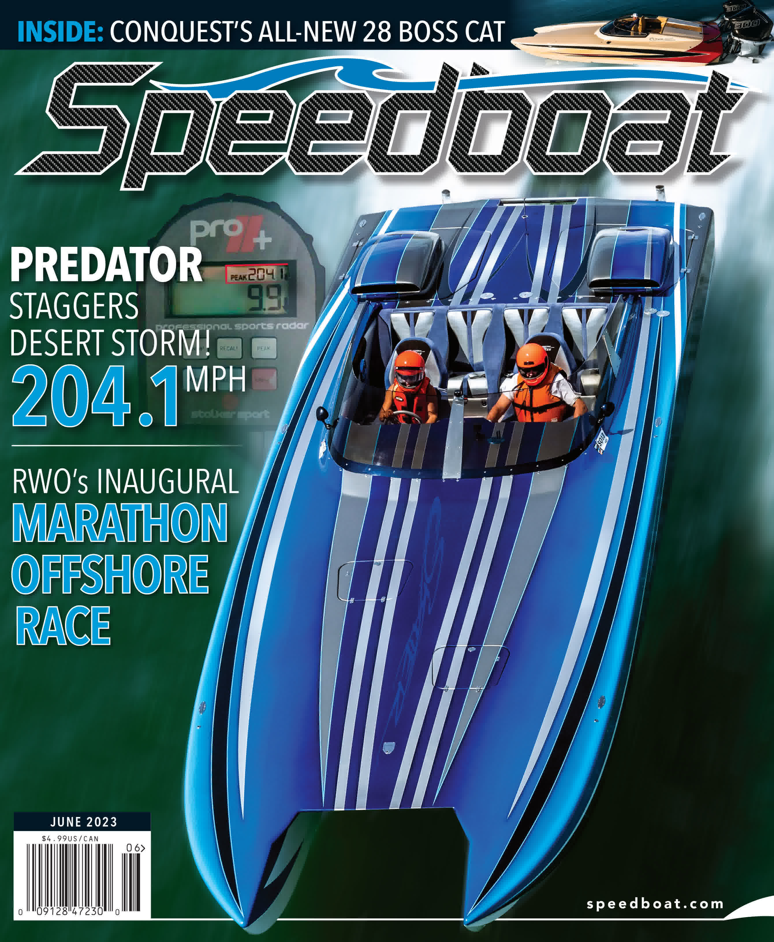 Speedboat Magazine June 2023 Issue cover