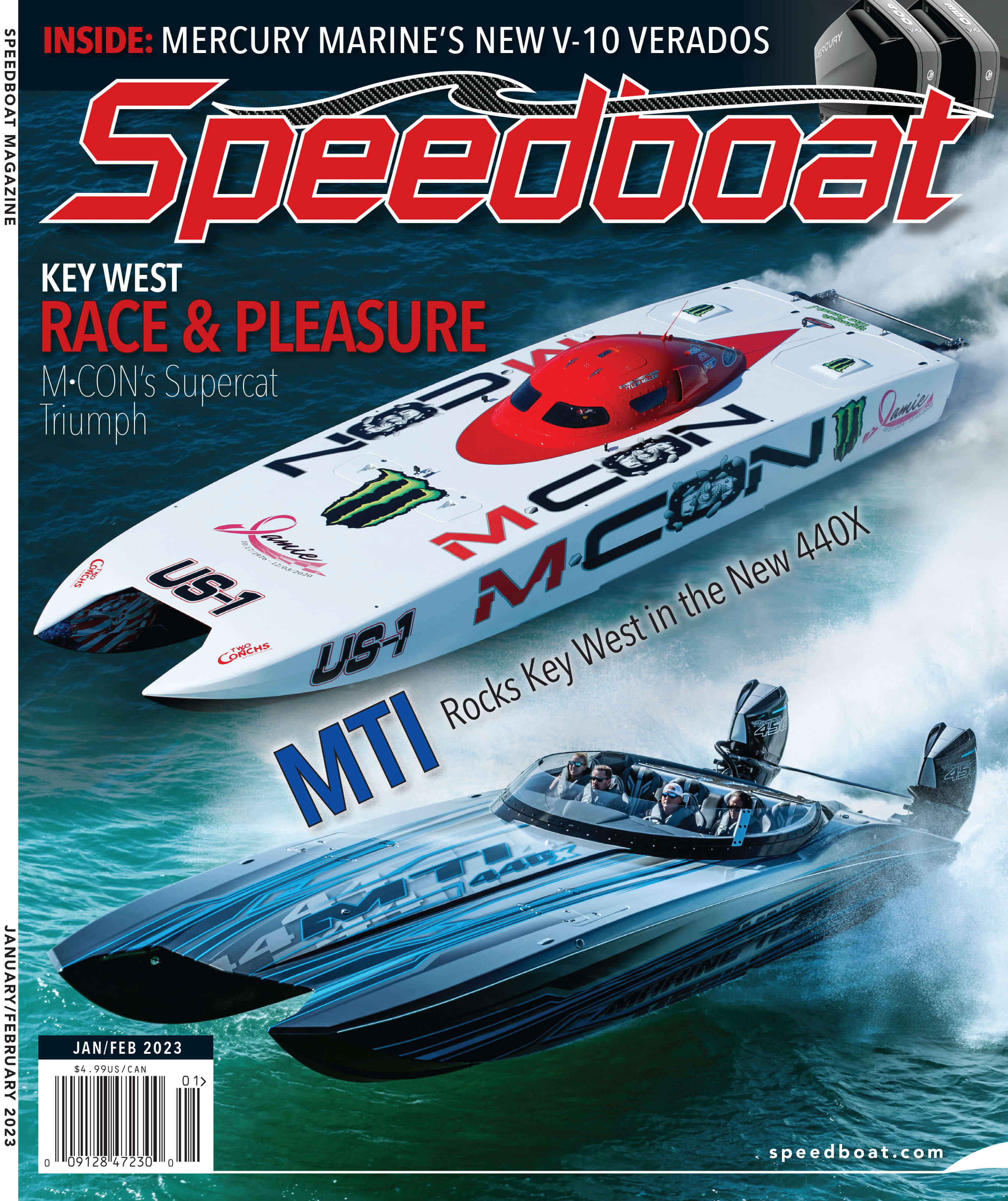 Speedboat Magazine January/February 2023 Issue cover