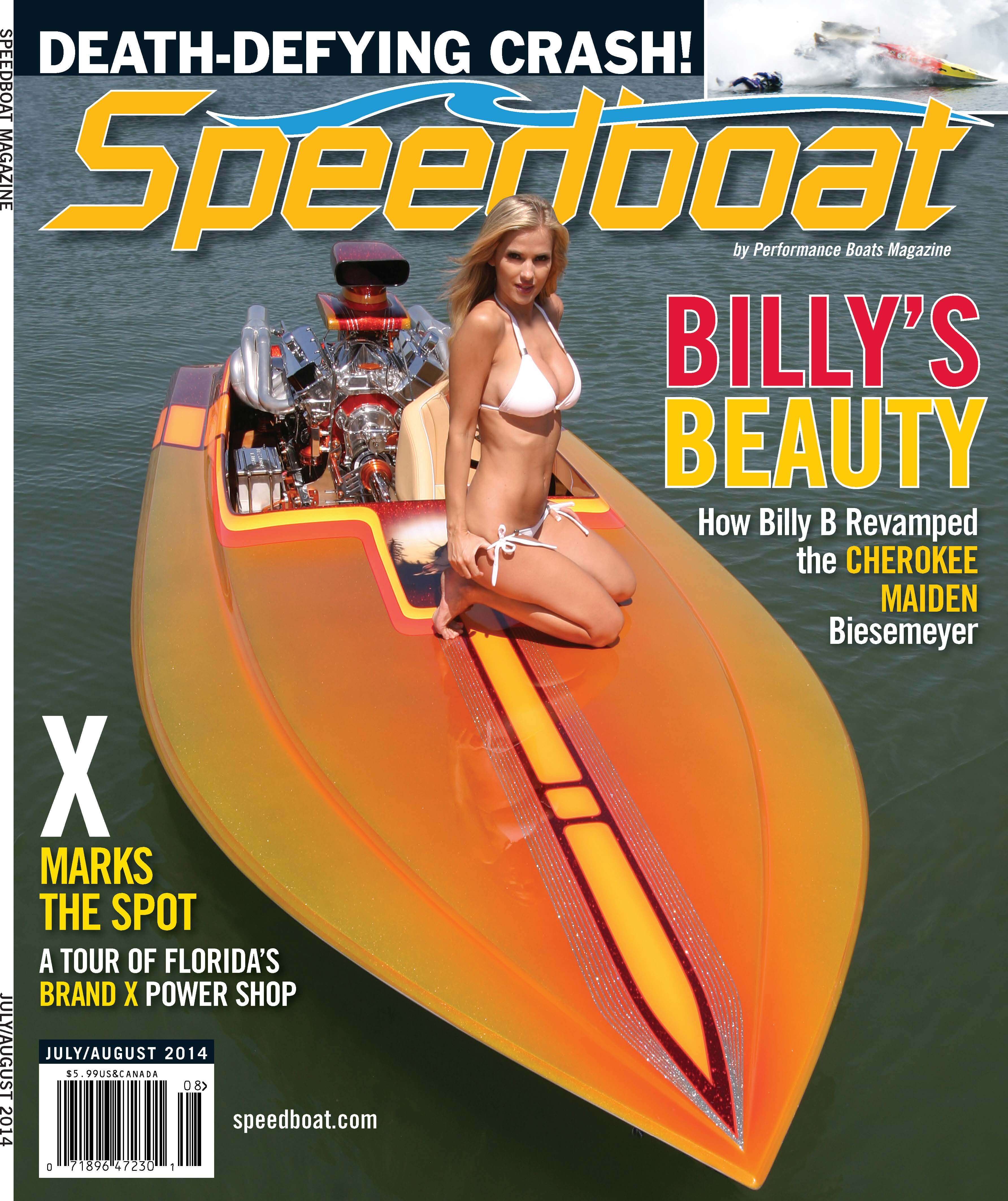 Speedboat Magazine July/August 2014 Issue cover