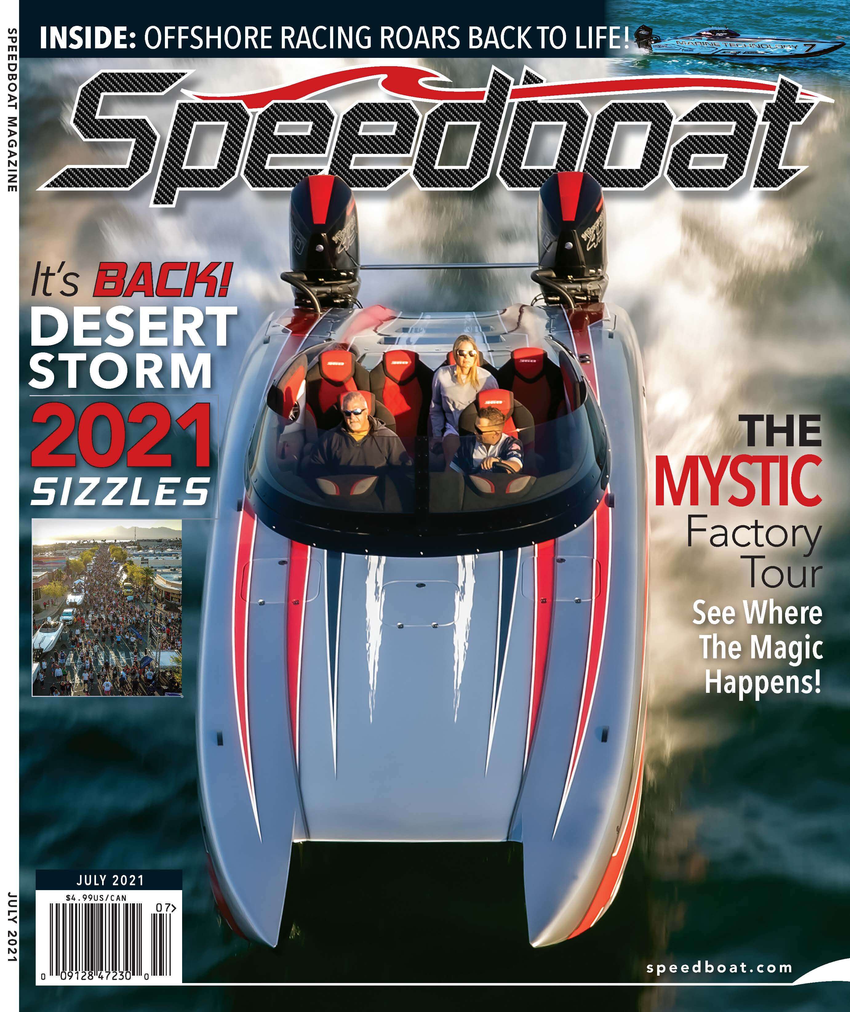 Speedboat Magazine July 2021 Issue cover