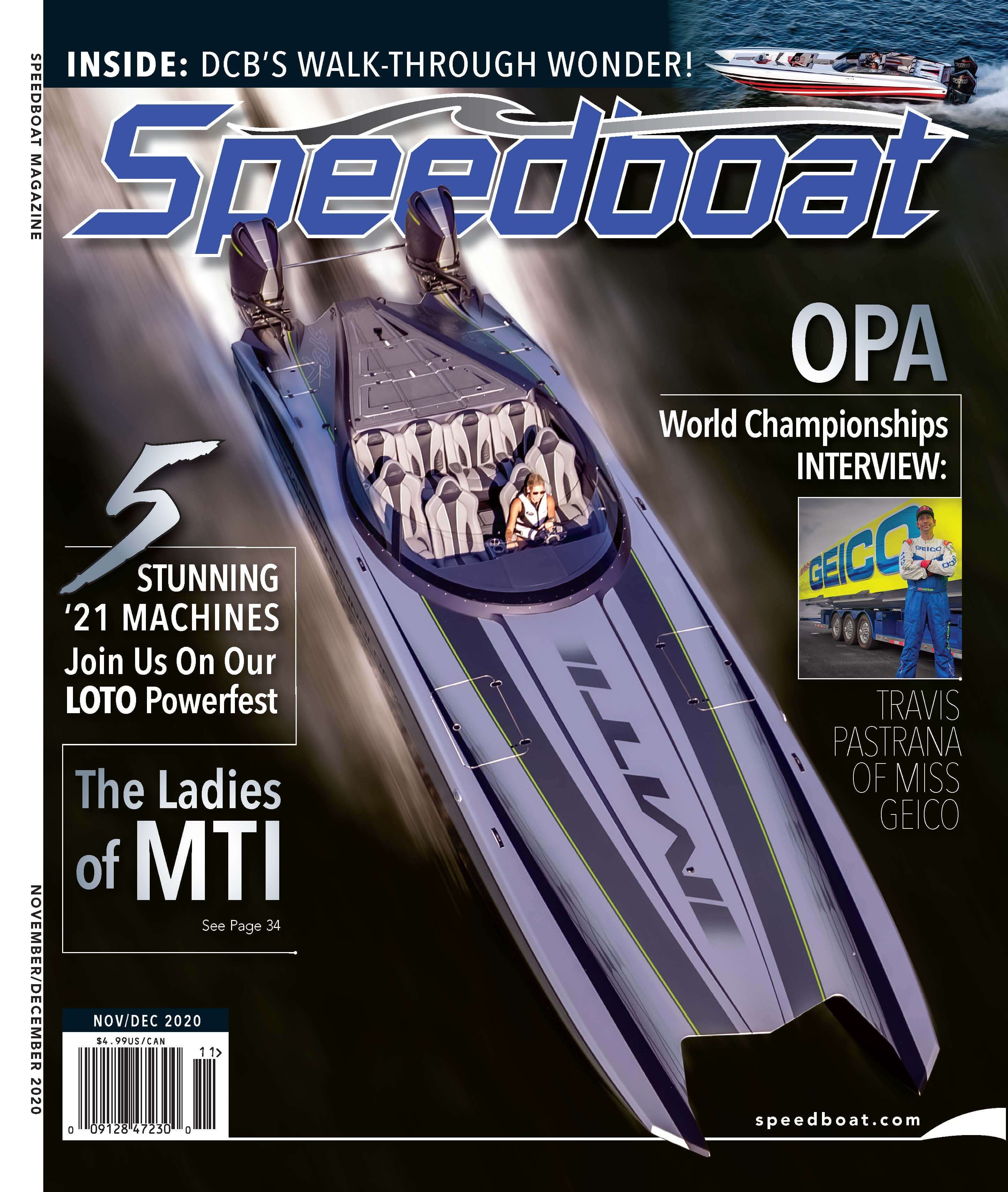 Speedboat Magazine November/December 2020 Issue cover