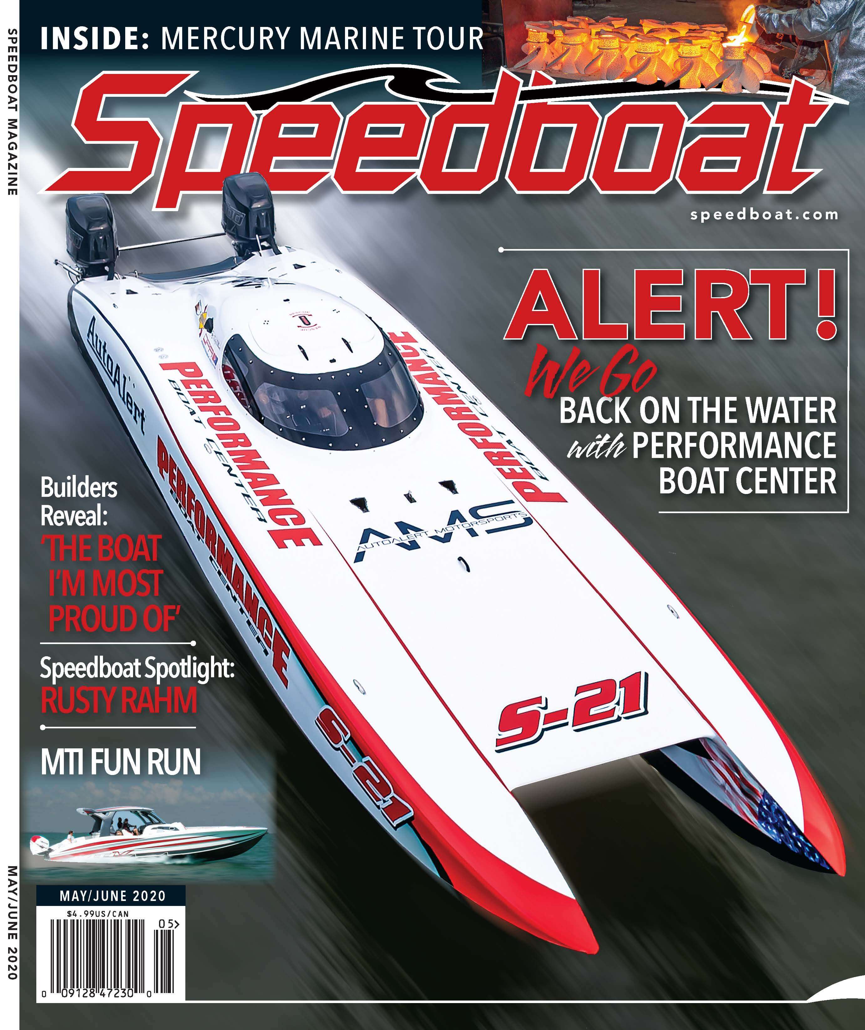 Speedboat Magazine May/June 2020 Issue cover