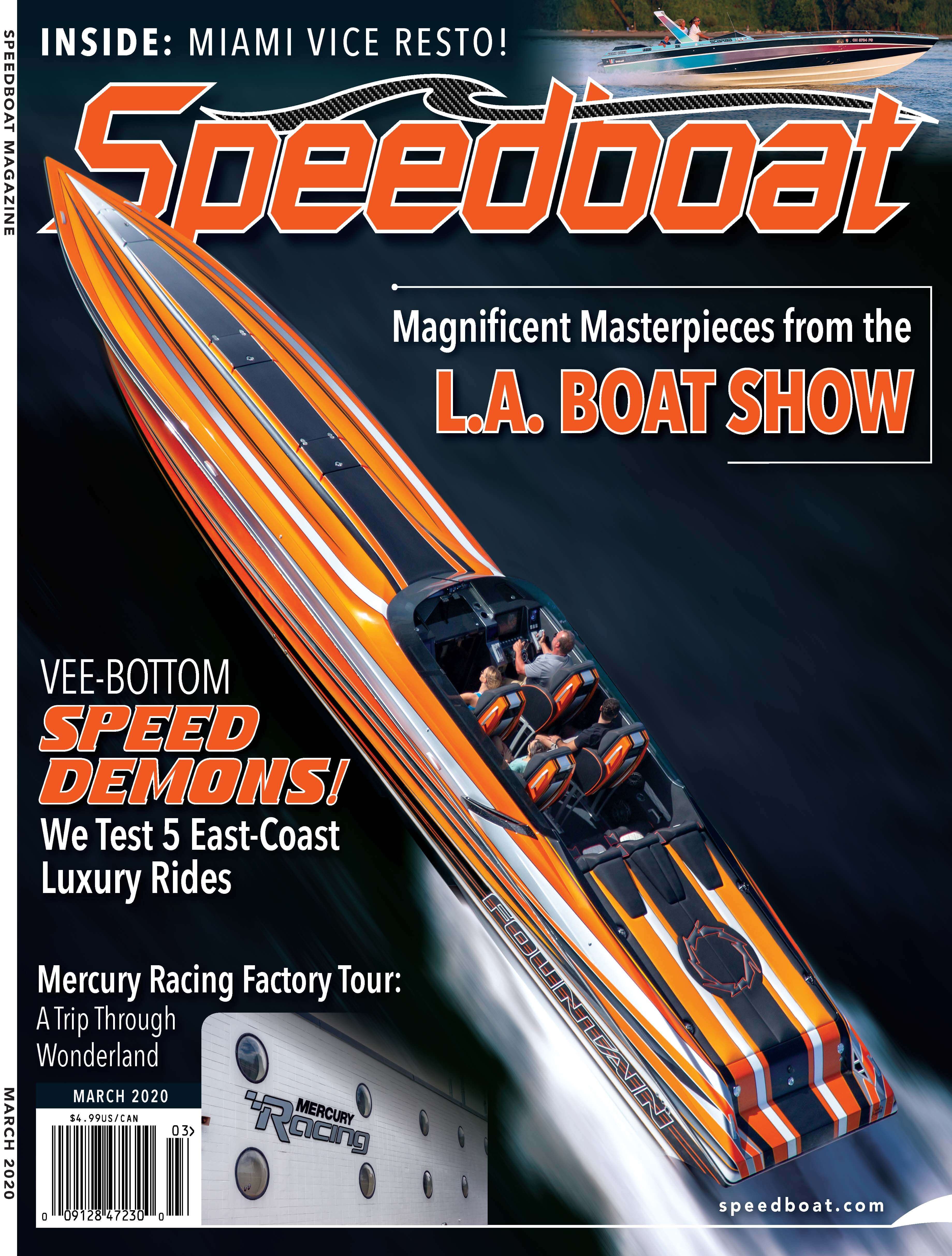 Speedboat Magazine March 2020 Issue cover