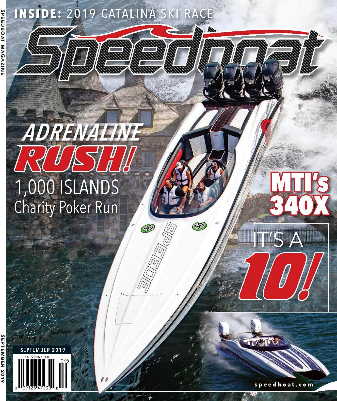 Speedboat Magazine September 2019 Issue cover