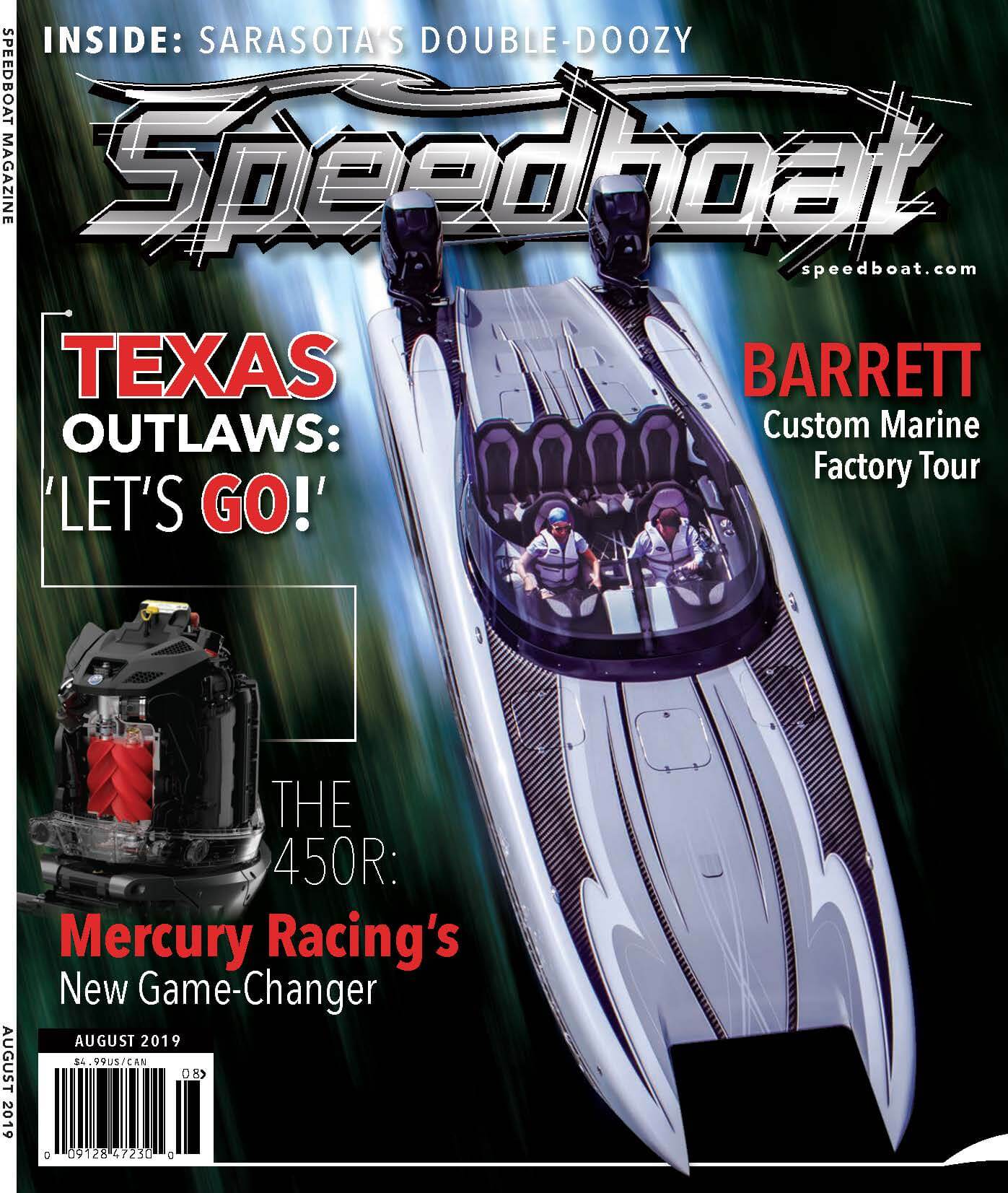 Speedboat Magazine August 2019 Issue cover