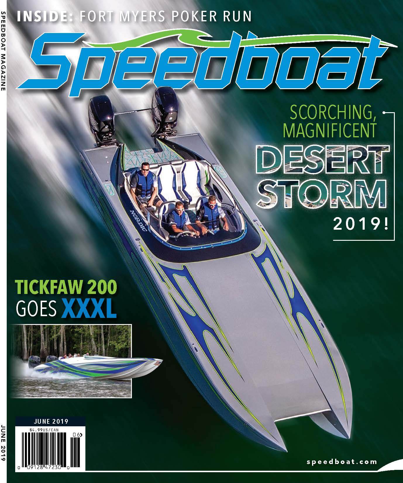 Speedboat Magazine June 2019 Issue cover