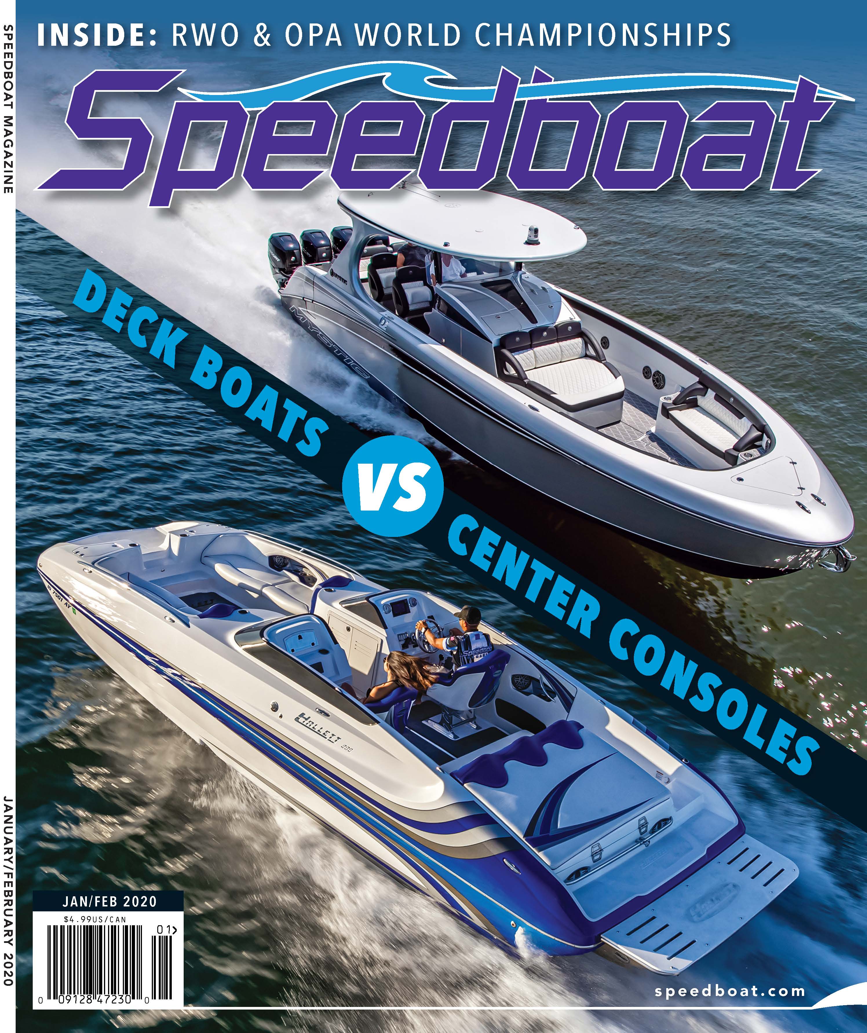 Speedboat Magazine January/February 2020 Issue cover