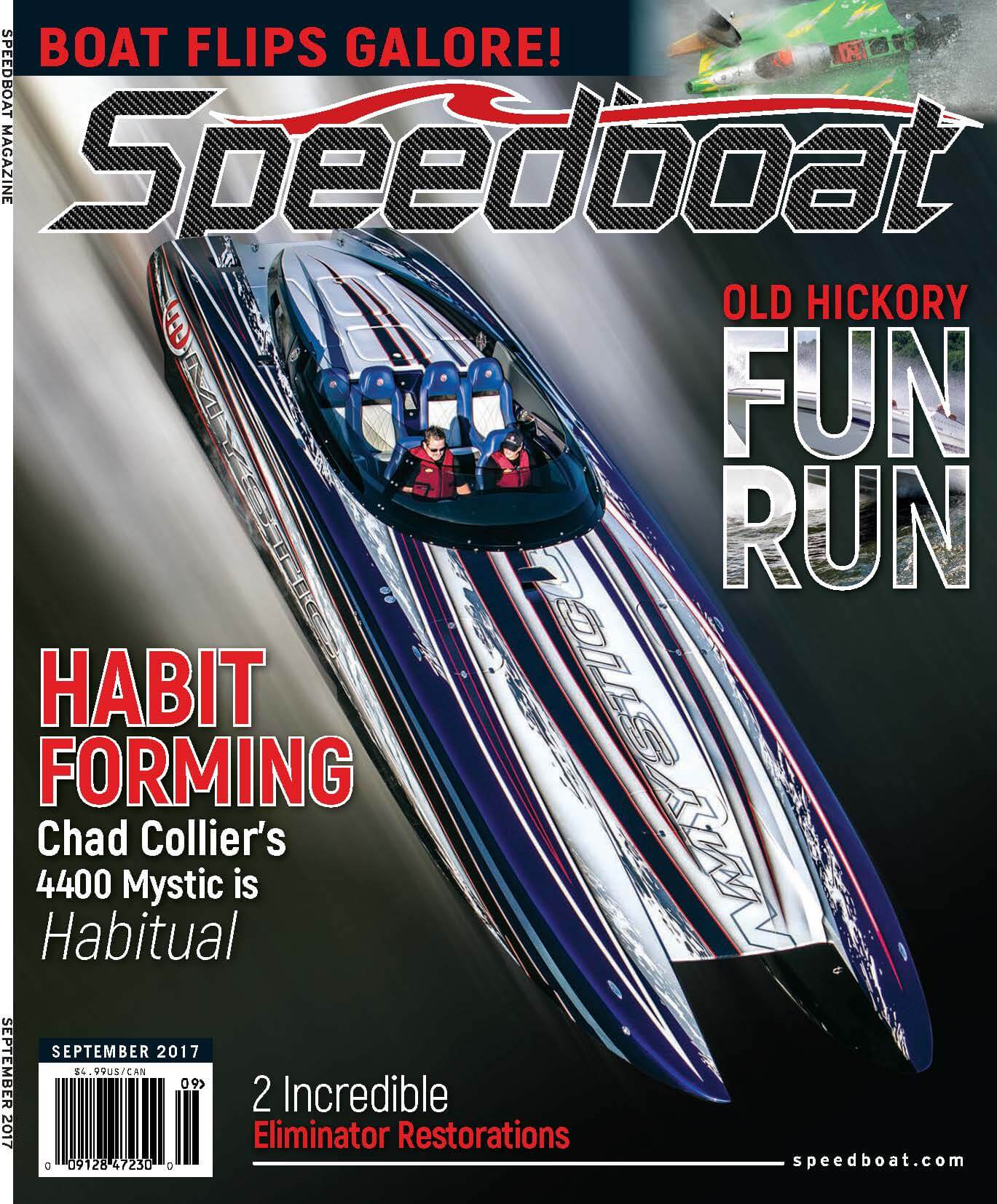 Speedboat Magazine September 2017 Issue cover