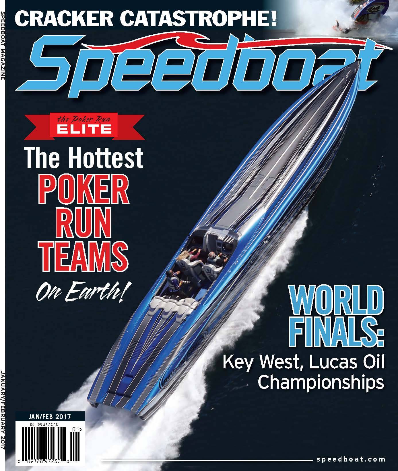 Speedboat Magazine January/February 2017 Issue cover