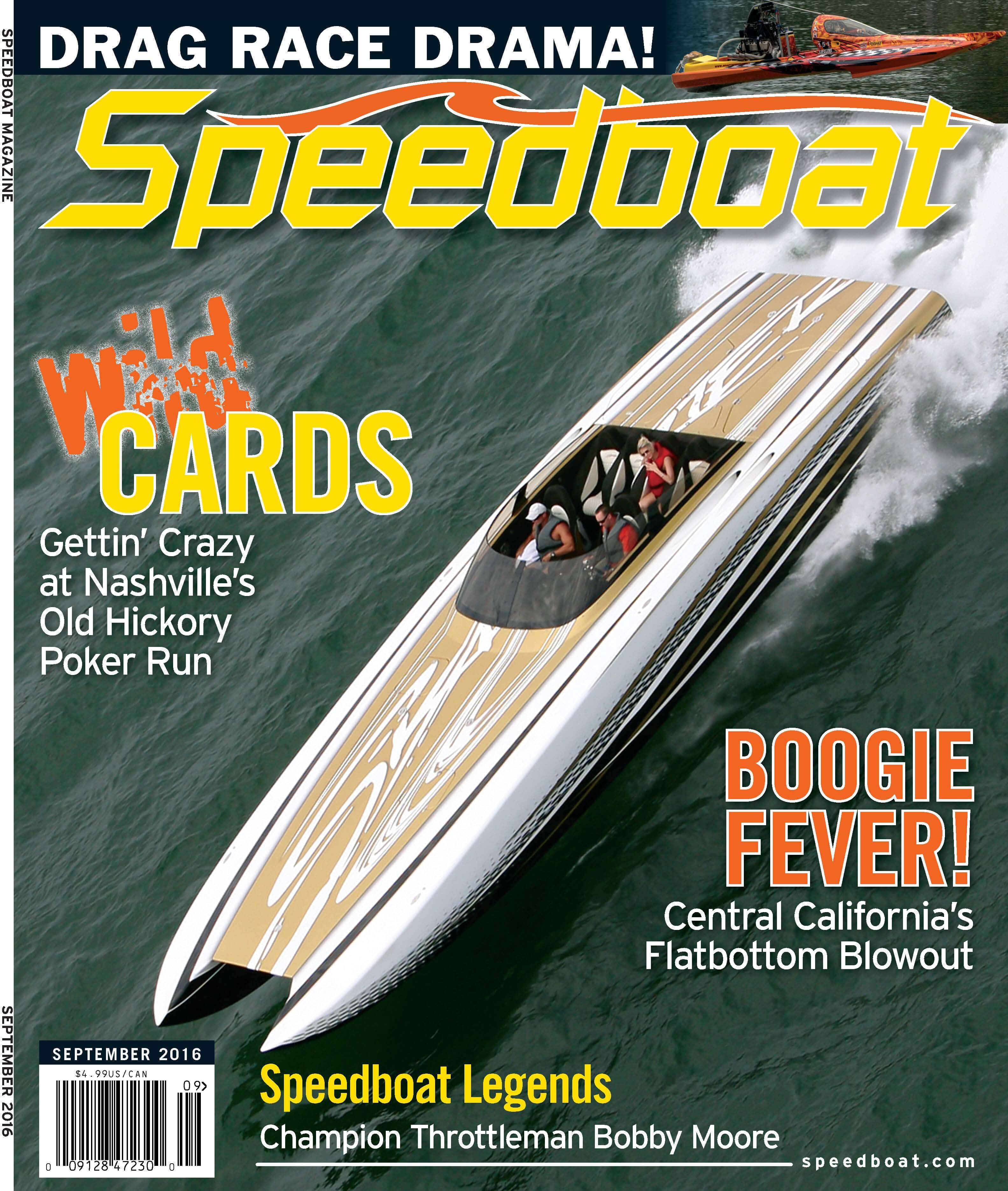 Speedboat Magazine September 2016 Issue cover