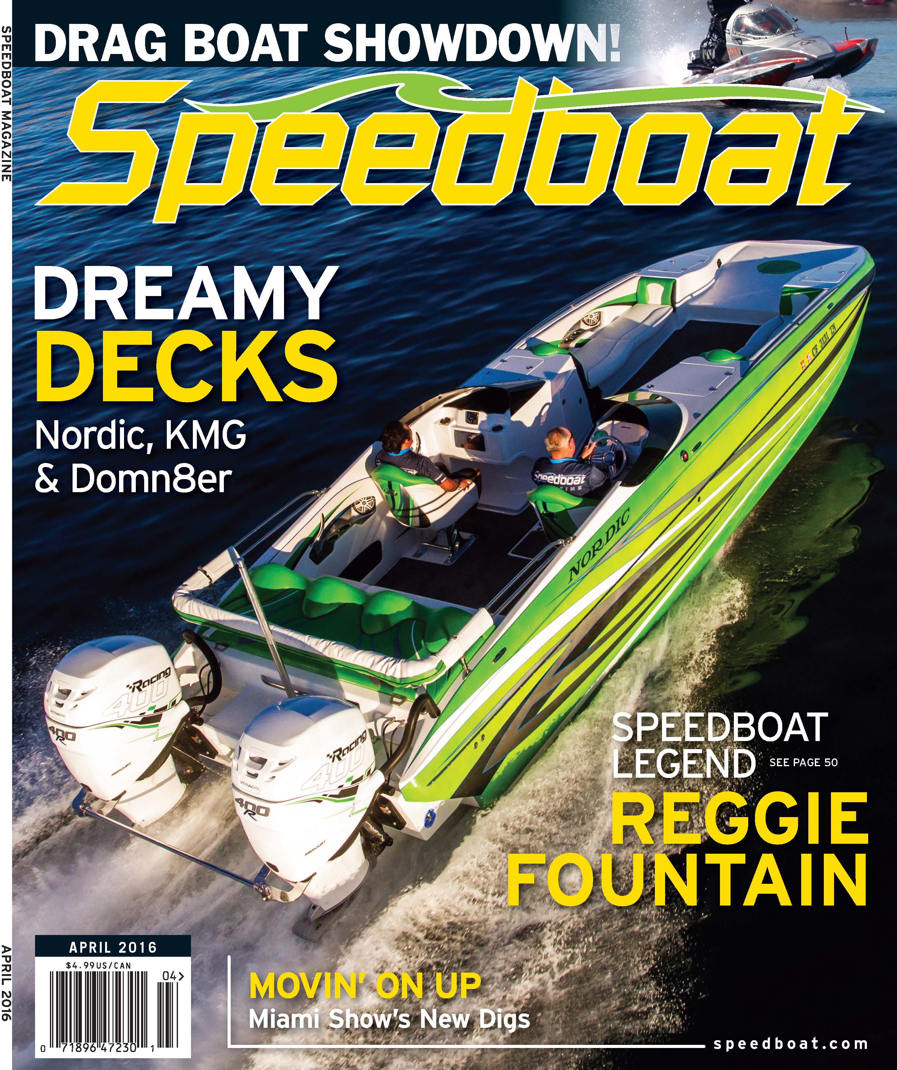 Speedboat Magazine April 2016 Issue cover