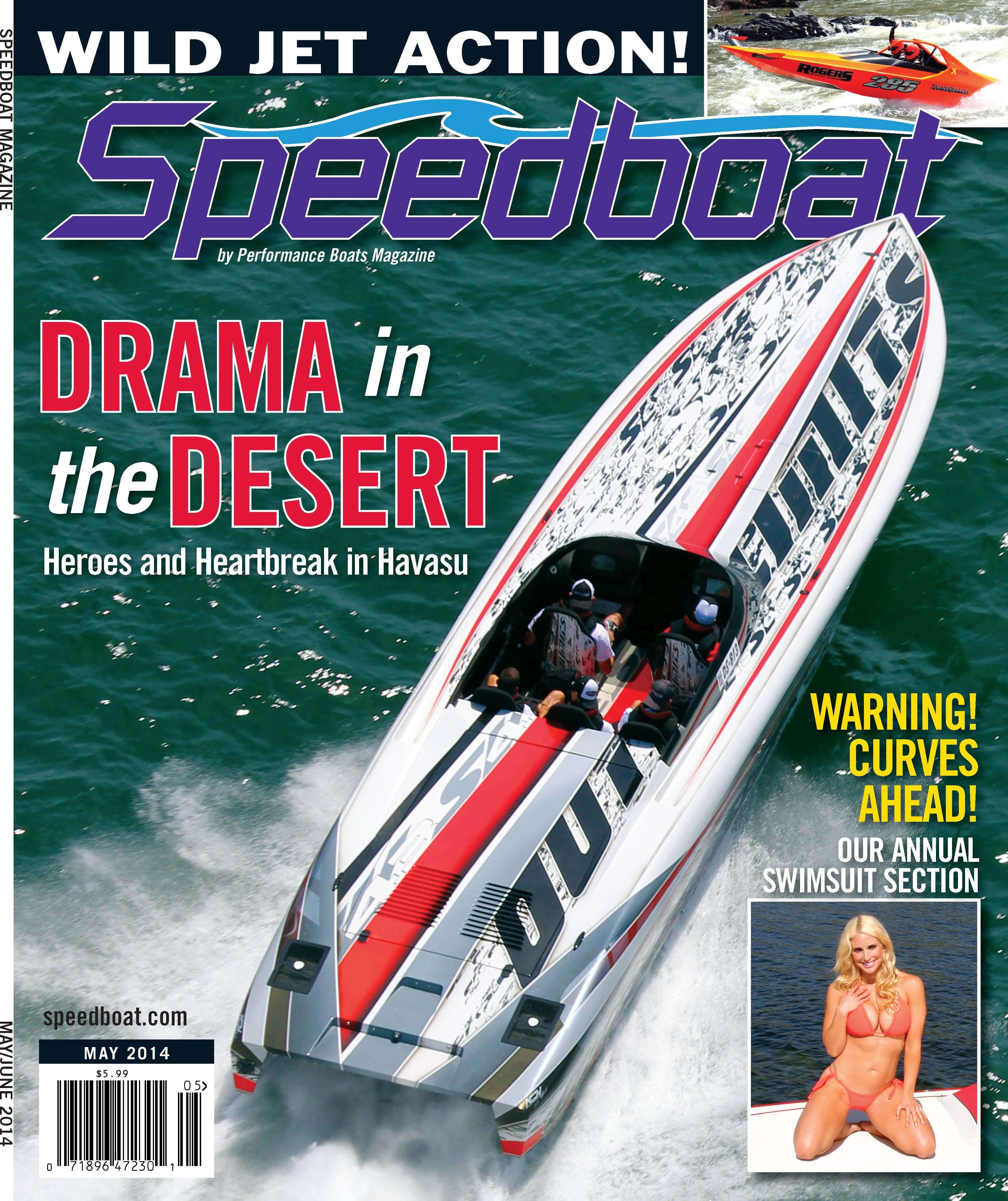 Speedboat Magazine May 2014 Issue cover