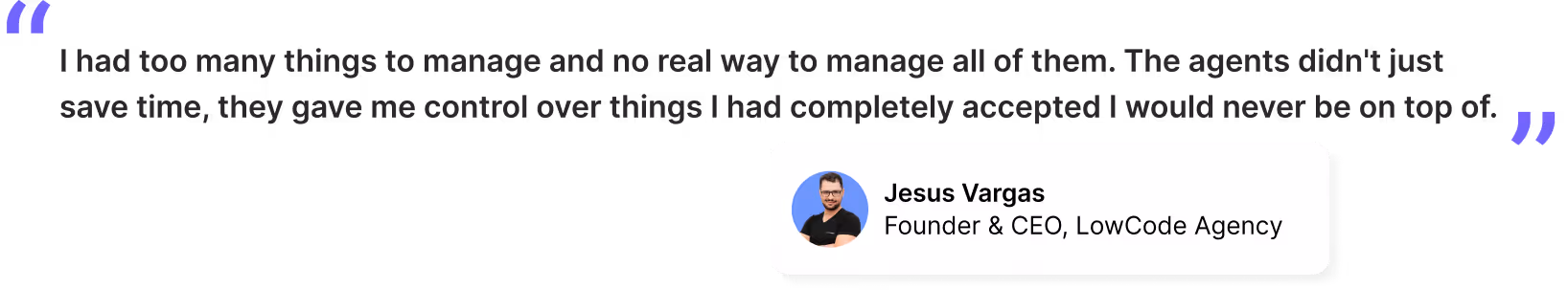 AI Employees Testimonial