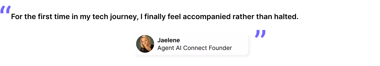 Agent AI Connect Testimonial