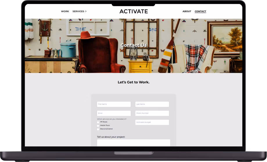 Activate Experiential Screenshot