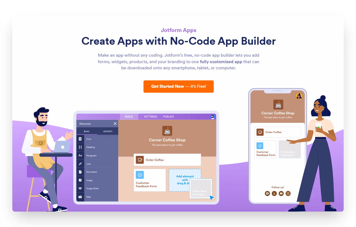 Image from the article: 11 Best No-code Mobile App Builders | Don’t Miss Out!