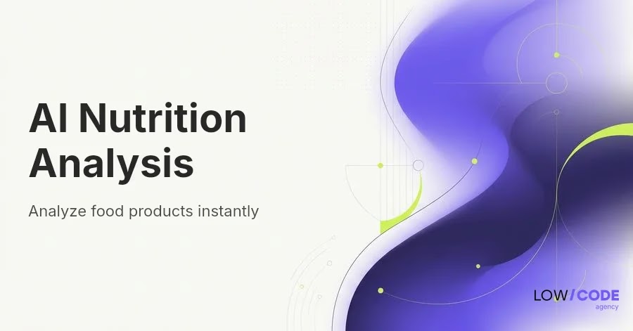 Automate Nutrition Analysis Using AI for Food Products