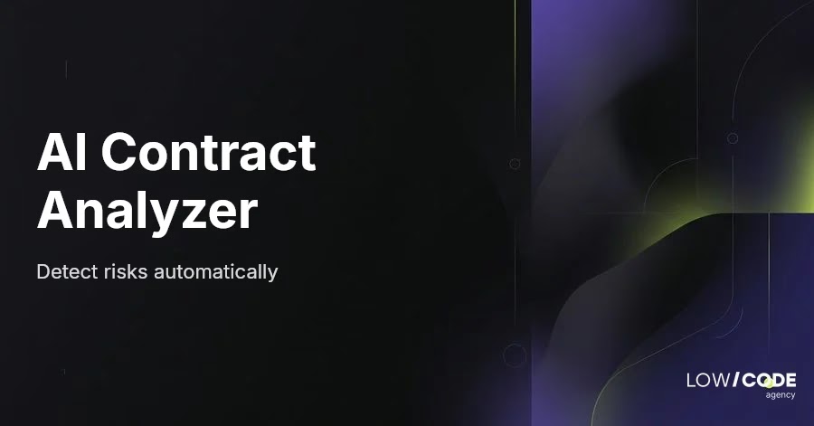 Build AI Contract Analysis Tool to Flag Risks Automatically
