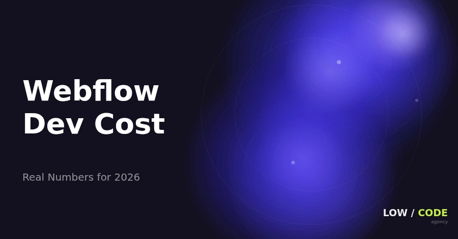 Webflow Development Cost: Real Numbers (2026)