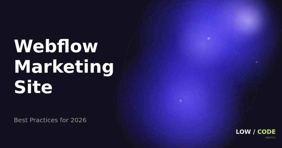 Webflow Marketing Site: Best Practices (2026)