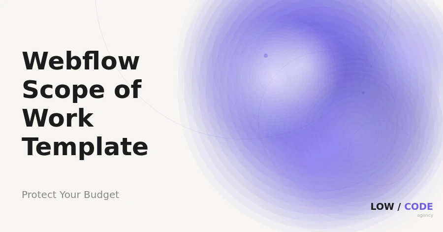 Webflow Scope of Work Template (Free, 2026)
