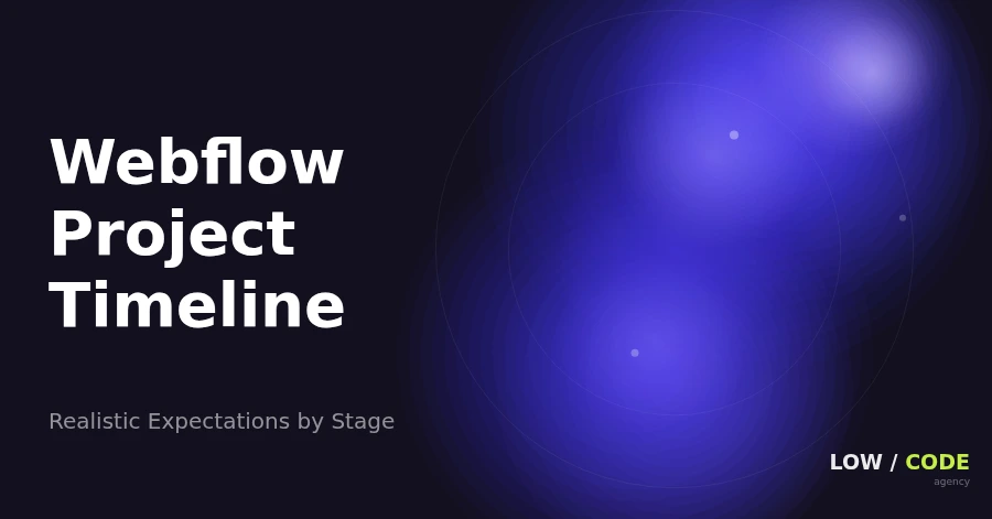 Webflow Project Timeline: Realistic Expectations