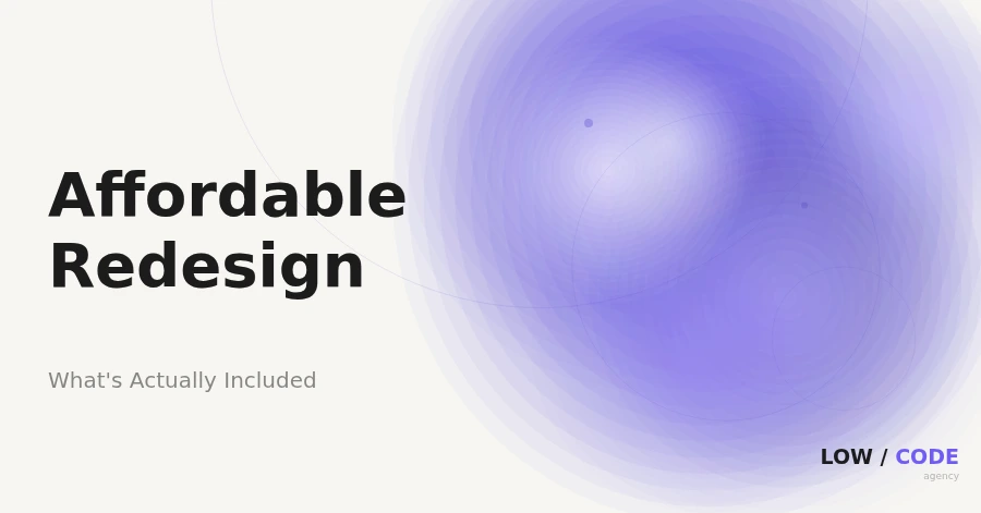 Affordable Website Redesign: What You Get