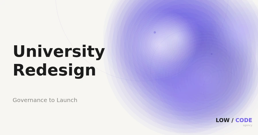 How to Redesign a University Website