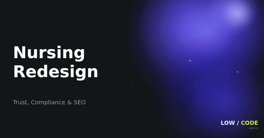 Nursing Website Redesign Guide