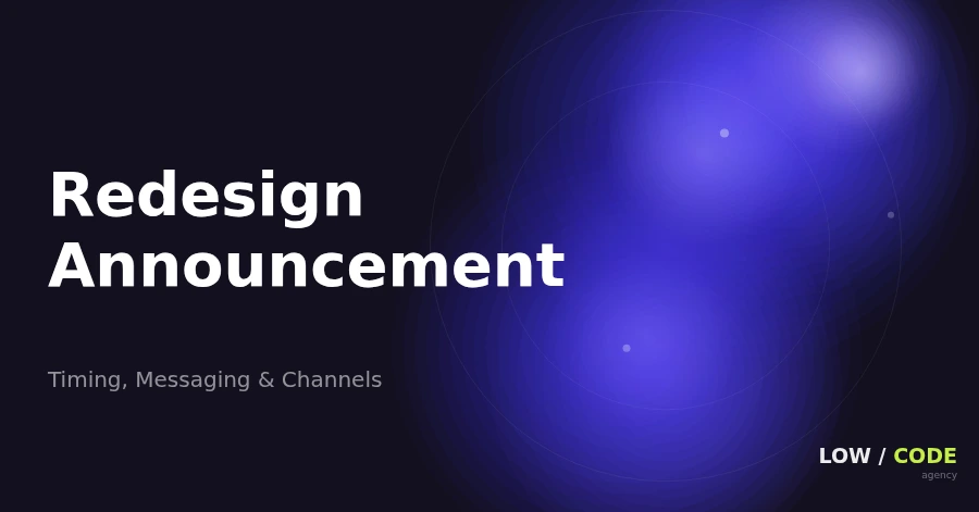 How to Announce a Website Redesign
